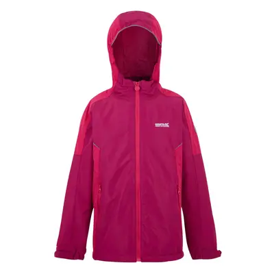 (3-4 Years, Berry Pink/Pink Potion) Regatta Childrens/Kids Hurdle V Waterproof Jacket