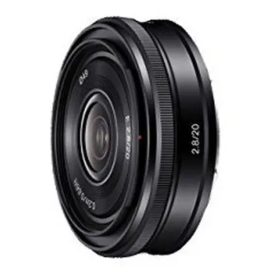 Sony SEL20F28 E Mount - APS-C 20mm F2.8 Wide Angle Prime Lens, Black