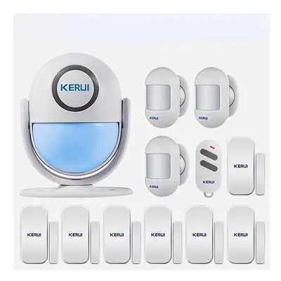 (Protection for your whole home) Smart Home Security WIFI Alarm System 120dB PIR Detector Door/W