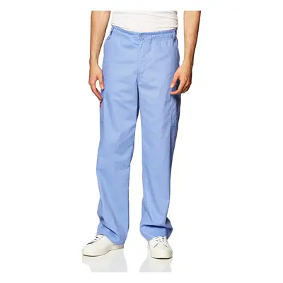 Dickies Mens Big and Tall Signature Elastic Waist Scrubs Pant ceil Bl