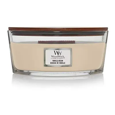 Woodwick Ellipse Scented Candle with Crackling Wick | Vanilla Bean | Up to Hours Burn Time