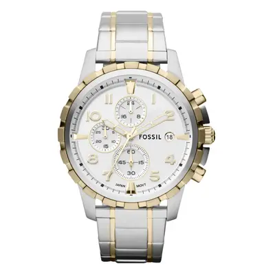 Fossil Men's Dean Quartz Stainless Steel Chronograph Watch Color: Gol