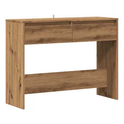 (artisan oak) vidaXL Console Table Chipboard Hallway Table for Under Mirror Multi Colours