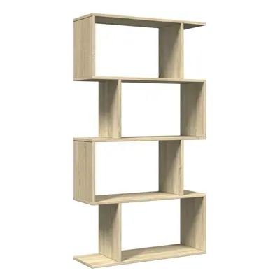 (sonoma oak, x x cm) vidaXL Room Divider Bookcase 6-Tier Shelf Bookshelf Engineered Wood