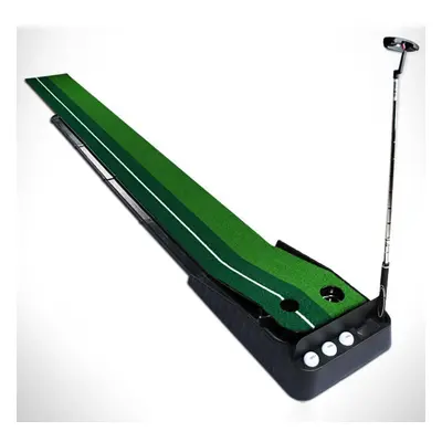 (3 Meters Golf Putting Trainer) Golf Putting Trainer With Auto Ball Return Function Indoor Outdo