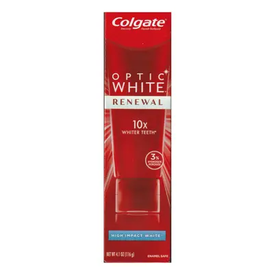 Colgate Optic White Renewal Toothpaste High Impact White 4.1 oz/116 g