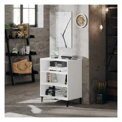 vidaXL Sideboard White Chipboard Indoor Furniture Storage Cabinet Side Cabinet