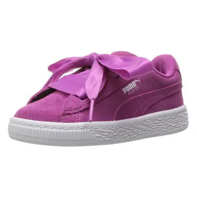 PUMA Kids' Suede Heart Sneaker Rose Violet White 4.5 US Big Kid