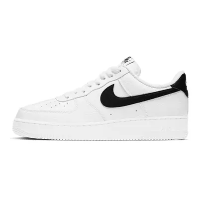 NIKE Men's Low-Top Sneakers Basketball Shoe White Black 8.5