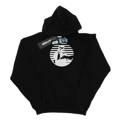 (9-11 Years, Black) Star Wars Boys Stormtrooper Stripes Hoodie