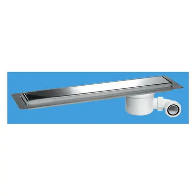 McAlpine CD1200-P Polished Stainless Steel Standard Channel Drain - 1148mm