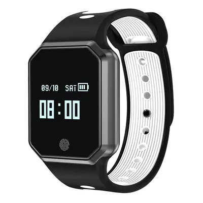 (White) Heart Rate Blood PressureMonitor Long Standby Fitness Tracker Smart Watch