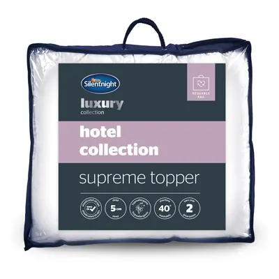 Hotel Collection Mattress Topper Super King - Luxury Soft Silky Comfortable 5cm Thick Deep Mattr