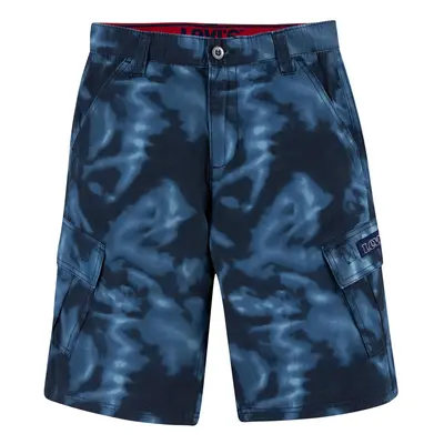 Levi's Boys' Cargo Shorts Tie Dye Blue 3T