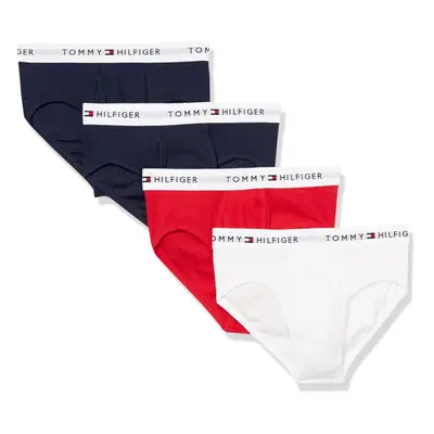 Tommy Hilfiger Men's Cotton Classics Brief Multipack Mahogany Small