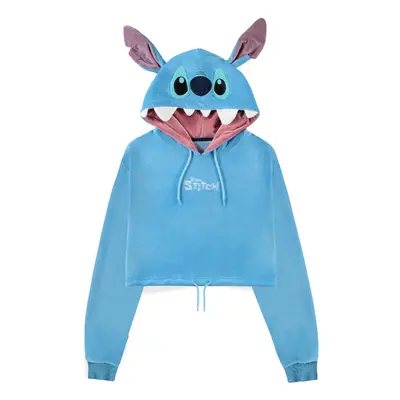 Lilo And Stitch Stitch Cropped Novelty Hoodie