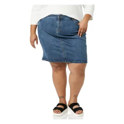 Amazon Essentials Womens Plus Size classic 5-Pocket Denim Skirt (Avail