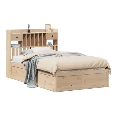 (natural, x cm) vidaXL Bed Frame without Mattress Solid Wood Pine