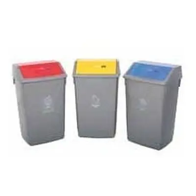 ADDIS RECYCLING BIN KIT BASES MET PK3