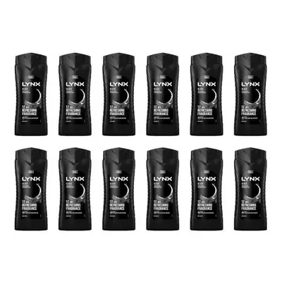 Lynx Black 12hrs Shower Gel 500ML (Pack of 12)