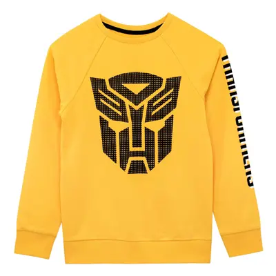 Transformers Boys Sweatshirt Size Yellow