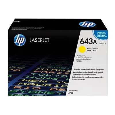 HP Q5952A (643A) Toner yellow, 10K pages @ 5% coverage