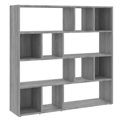 (grey sonoma) vidaXL Book Cabinet/Room Divider Bookshelf Storage Rack Bookcase Multi Colours