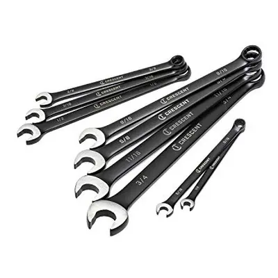 9 Pc. X10 Point Long Pattern Combination SAE Wrench Set - CCWS9BS