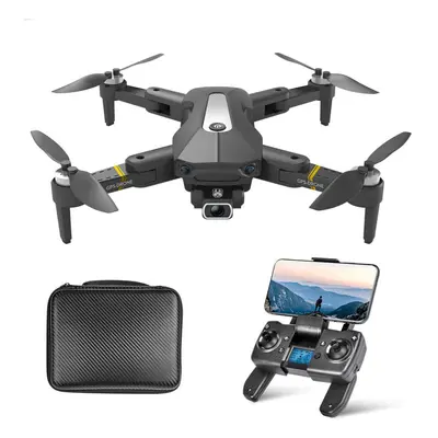 (Black, One Battery) GPS 5G WiFi FPV with 720P Dual Camera 20mins Flight Time Foldable Brushless