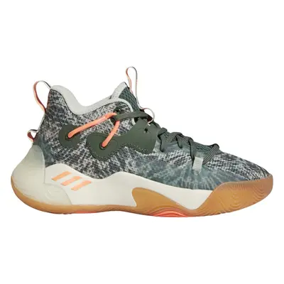 adidas Harden Stepback Basketball Shoe Green Oxide/Beam Orange/Off