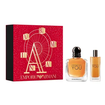 Emporio Armani Stronger With You Gift Set; 50ml EDT & 15ML EDT Spray