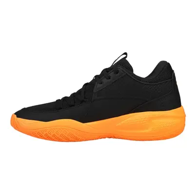 PUMA Mens Court Rider I Basketball Sneakers Shoes - Black Orange - Si