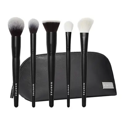 Morphe Face The Beat Makeup Brushes - Piece Makeup Brush Set with Fo