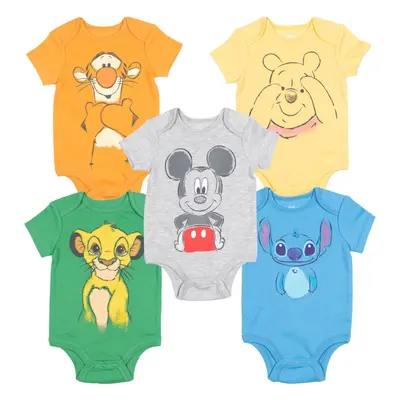 Disney Mickey Mouse Lion King Pooh Bear Tigger Stitch Baby Pack Body