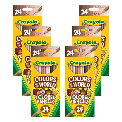 Crayola Colors of the World Bulk Colored Pencil Set - Packs (24ct)