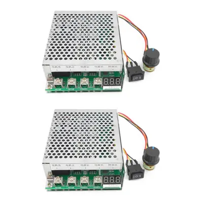 2X DC 10-55V 100A 3000W Motor Speed Controller Reversible PWM Control Forward and Reverse Contro