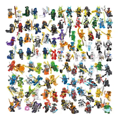 104PCS Ninja Skeletons Anaconda Tribe MiniFigures Toys Fit Lego Kids Gift