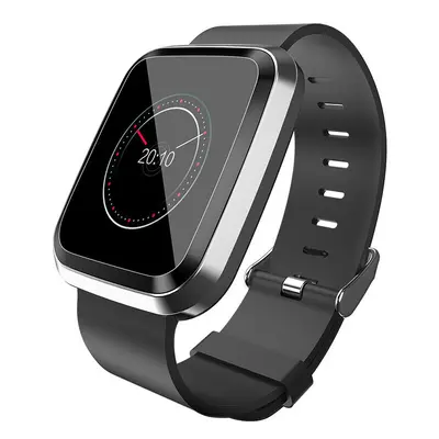 (Silver) 24-hour Heart Rate IP68 Brightness Control Sport Mode Multi-language Smart Watch