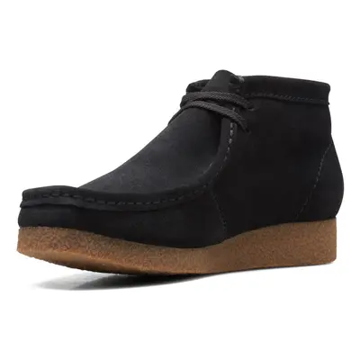 Clarks mens Shacre Ankle Boot Black Suede US