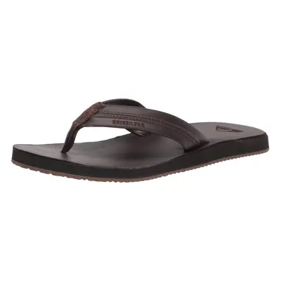 Quiksilver Men's Flip-Flop Brown/Brown/Brown Carver Natural