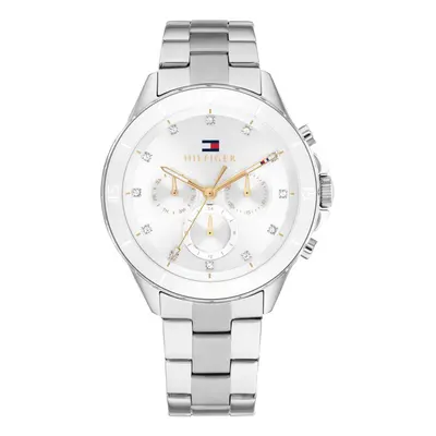 Tommy Hilfiger Womens Sporty Watch - Multifunction Stainless Steel Wri