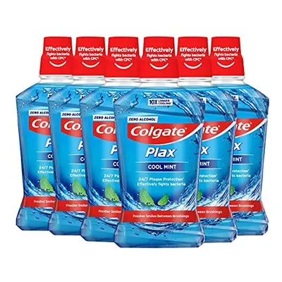 Colgate Plax Cool Mint Mouthwash with CPC ml, Pack of