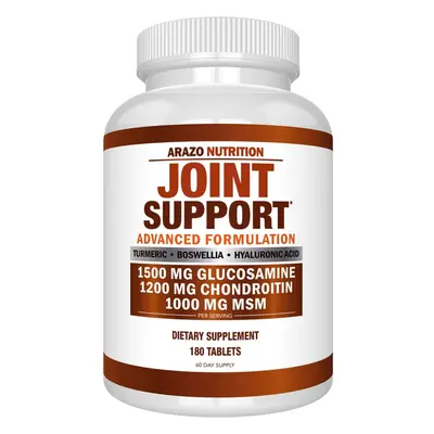 Glucosamine Chondroitin Turmeric Msm Boswellia Joint Support Supplement For Relief, Dietary Supp