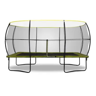 (14x10ft) Rebo Rectangular Base Jump Trampoline With Halo II Enclosure - Sizes