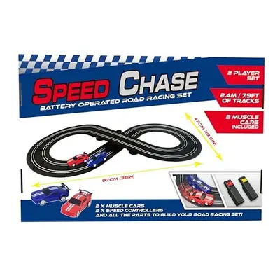 DI102011 Artin Chase Slot Set | 2.4m Player Track with Muscle Speed Adults and Kids Electric Car