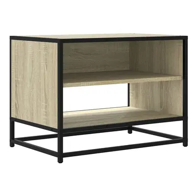 (sonoma oak, x x cm) vidaXL TV Cabinet TV Stand Media TV Unit Engineered Wood and Metal