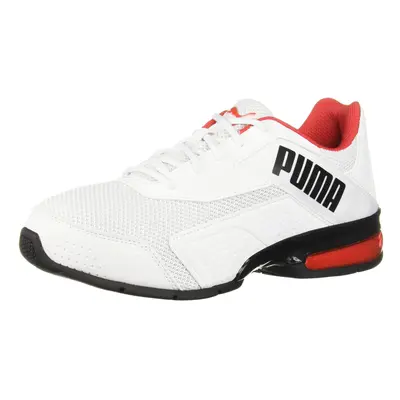 PUMA mens Leadcat Sneaker Puma White-high Risk Red-puma Black US