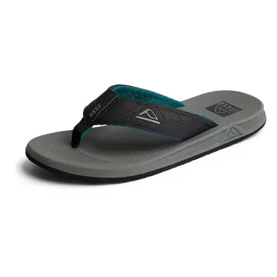 Reef mens Phantoms Flip Flop Grey/Black/Green US