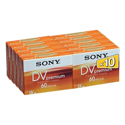 Sony DVC60PRL Mini DV Tape 60min Premium Data Cartridge Packs