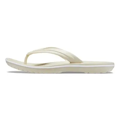 Crocs Unisex Crocband Flip Flop | Slip-on Sandals | Shower Shoes Bone